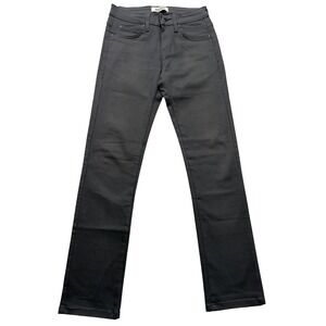 Naked & Famous SkinnyGuy Jeans Mens 28x28 Gray Smoke Power Stretch Raw Denim